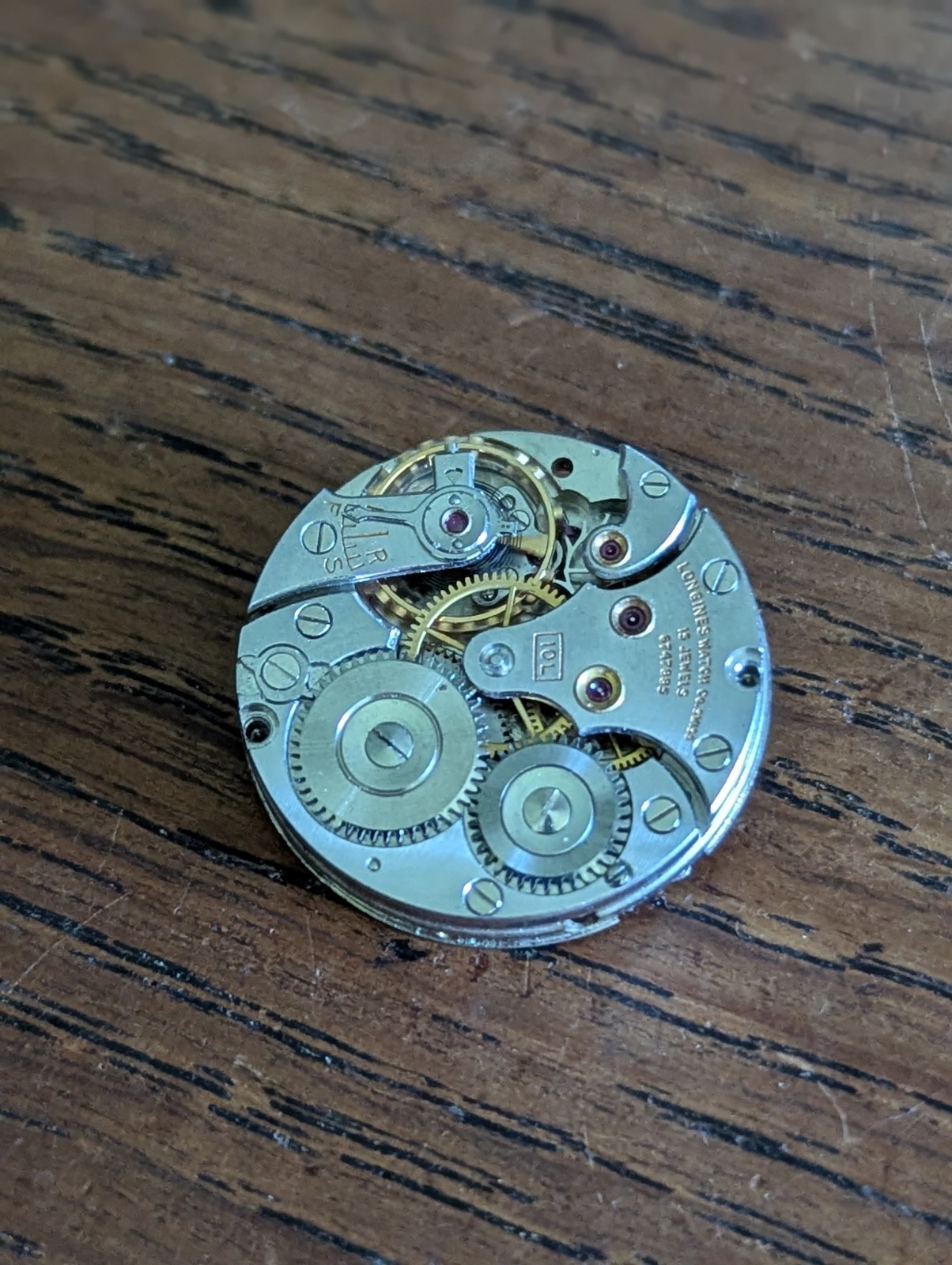 Longines 10L, 10.68Z Watch Movement, Working, Vintage Longines Movement #S502
