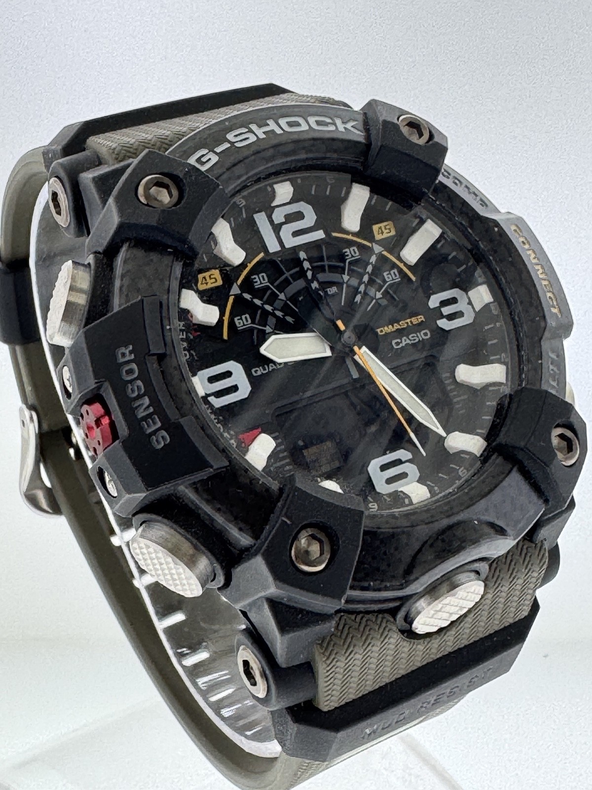 Casio G-Shock WATCH GG B100 1A3 COMPASS GREENISH BLACK BENZEL DISPLAY SAMPLE 61
