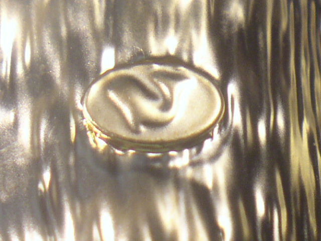 #.. VINTAGE DESIGNER SIGNED PENDENT NECKLACE 18KTEP MATT GOLD FINISH DN1028-14