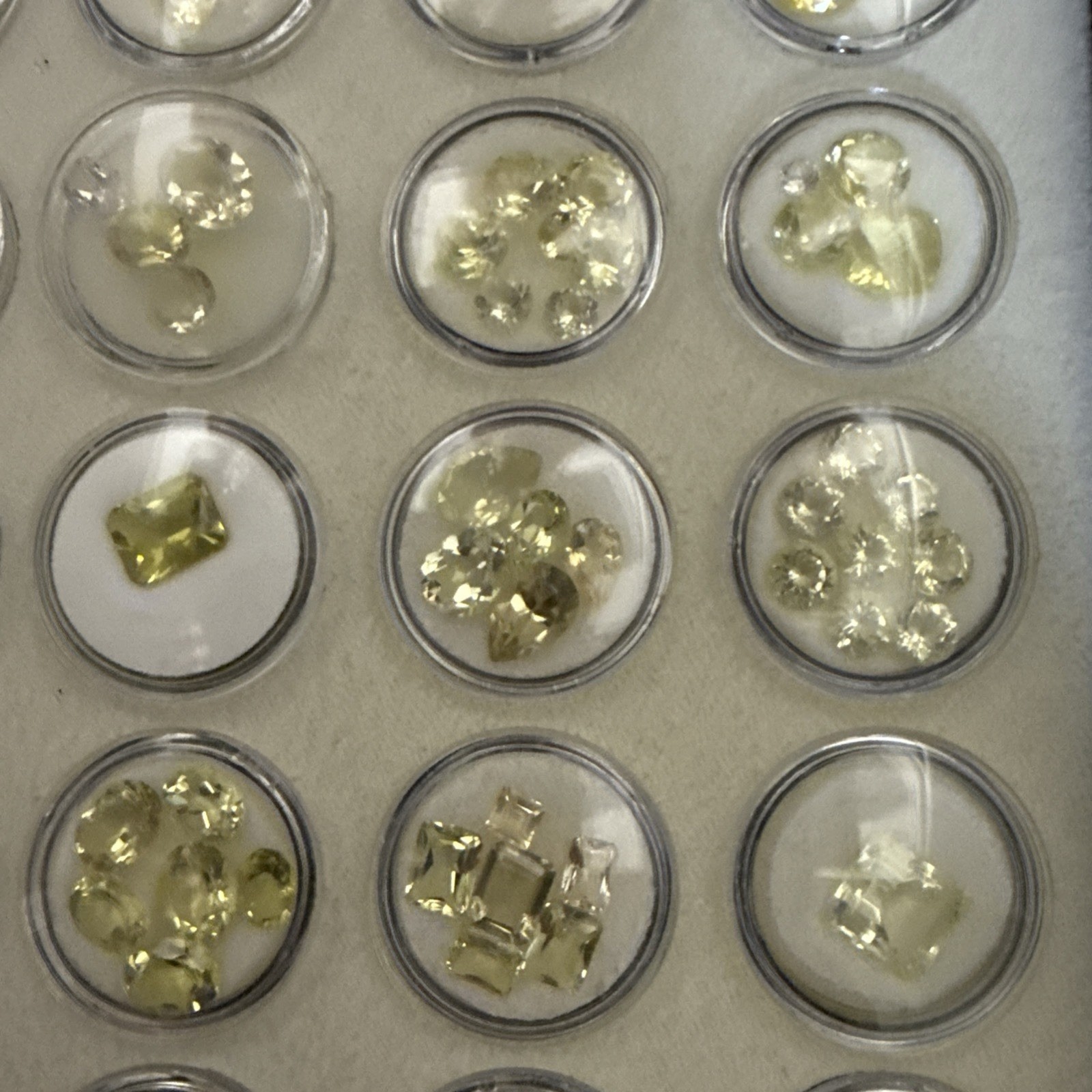 Natural Mixed Cut gems as-is seen in photo: Citrine + more, 100’s of carats. USA