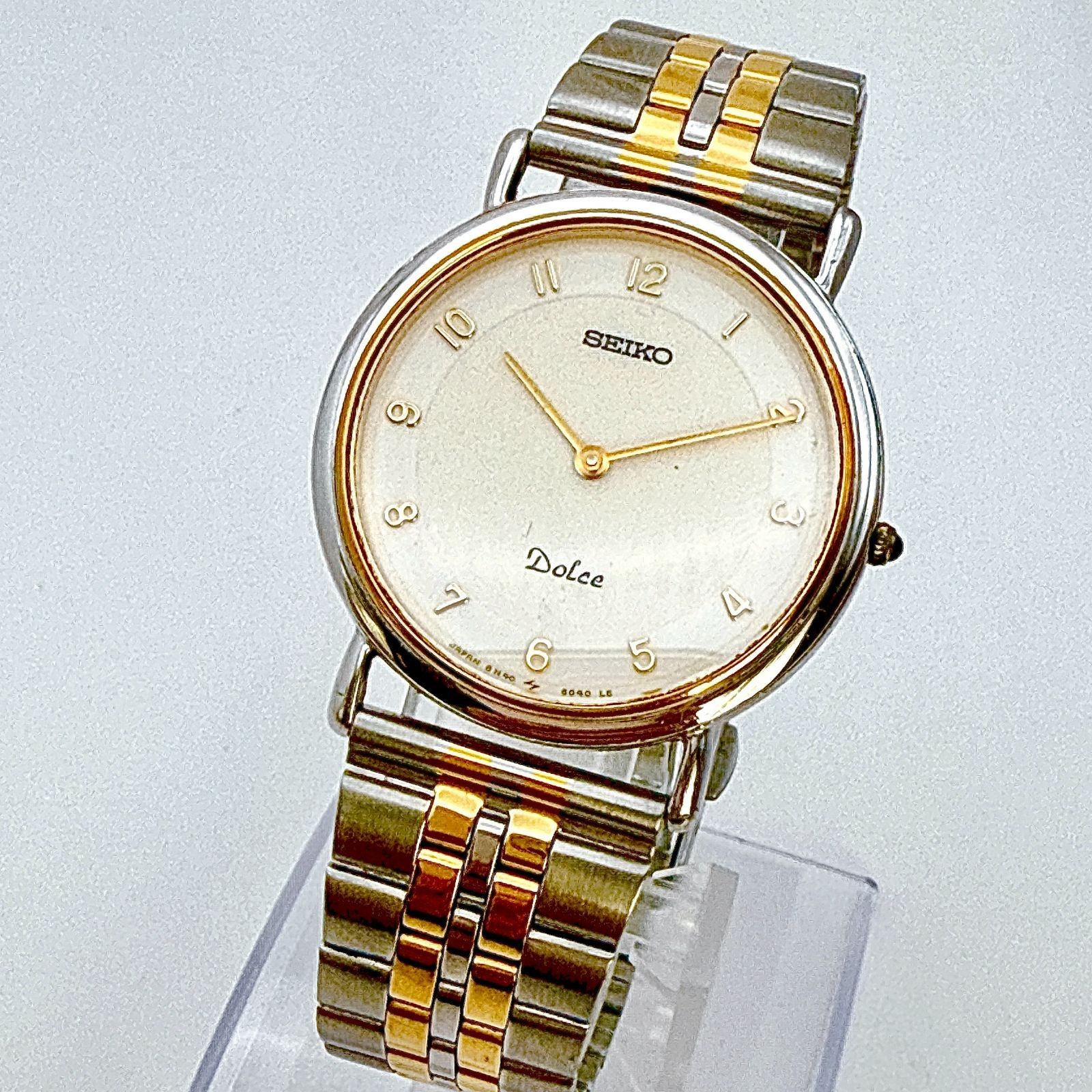 Seiko Dolce B065 Quartz Wristwatch Used From Japan