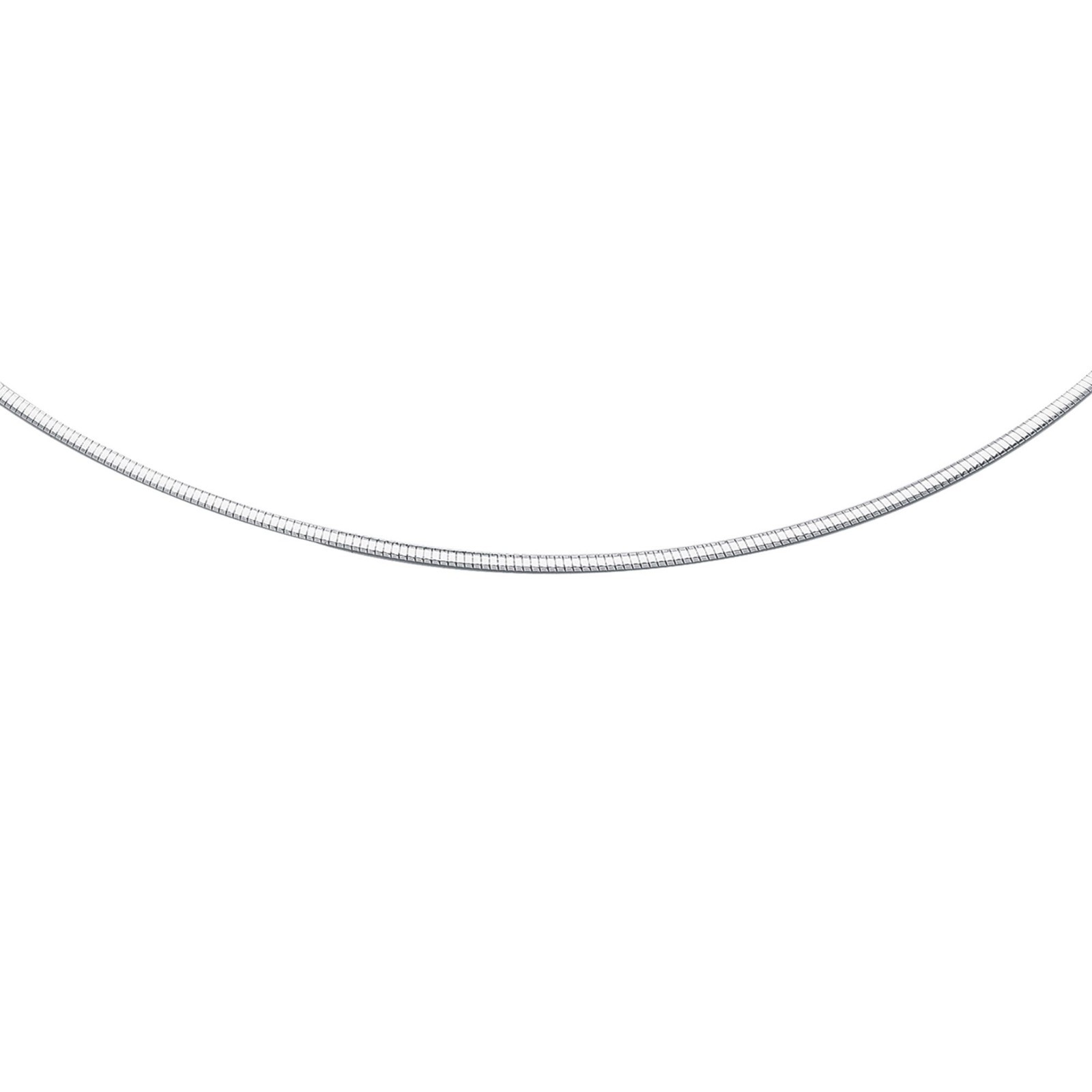 14k Yellow Gold 18″ Solid Classic Domed Omega 2mm 7.3 Grams Chain/Necklace