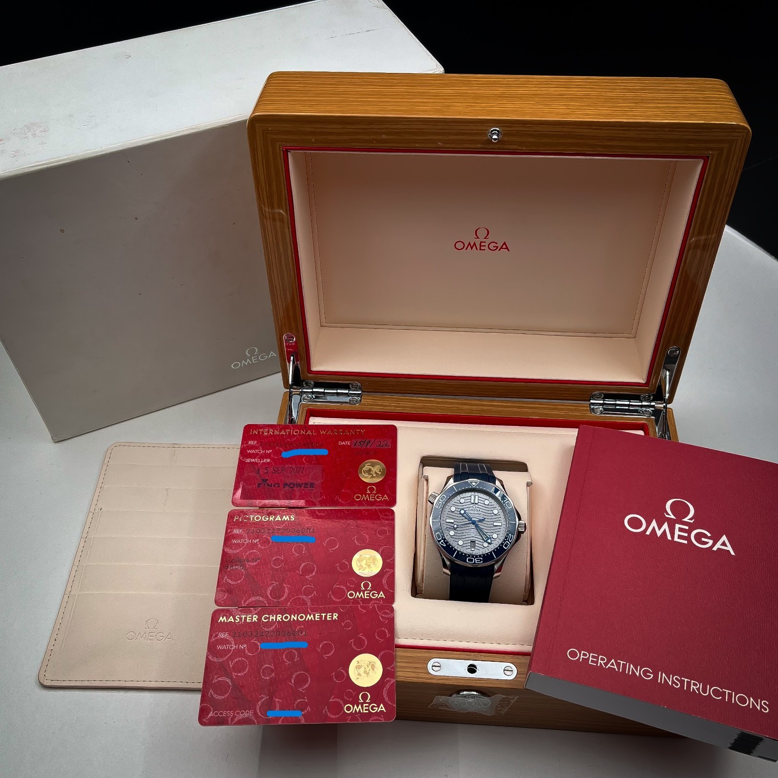 OMEGA Seamaster Diver 300M Grey Wave Dial 42mm | 210.32.42.20.06.001 | Full Set