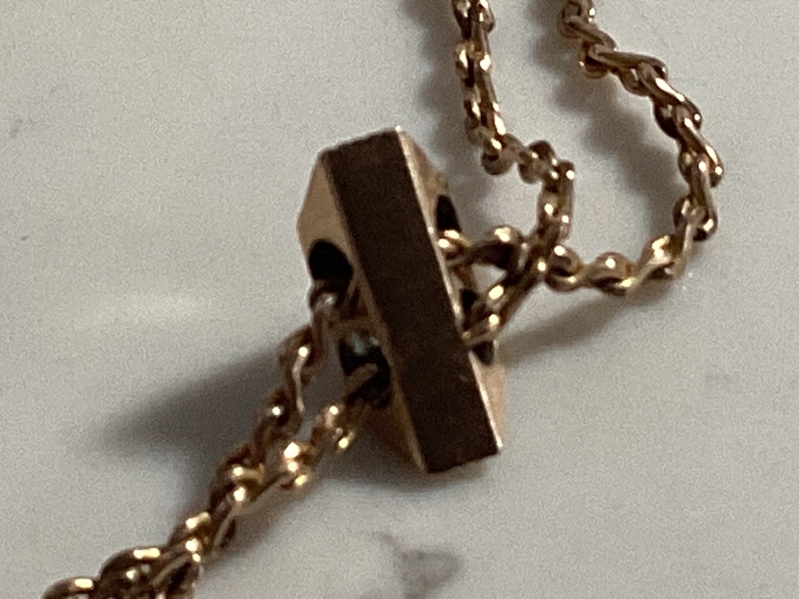 ANTIQUE SIGNED S.O.B. & CO. GOLD FILLED RUBY, PEARL SLIDING WATCH CHAIN NO RES