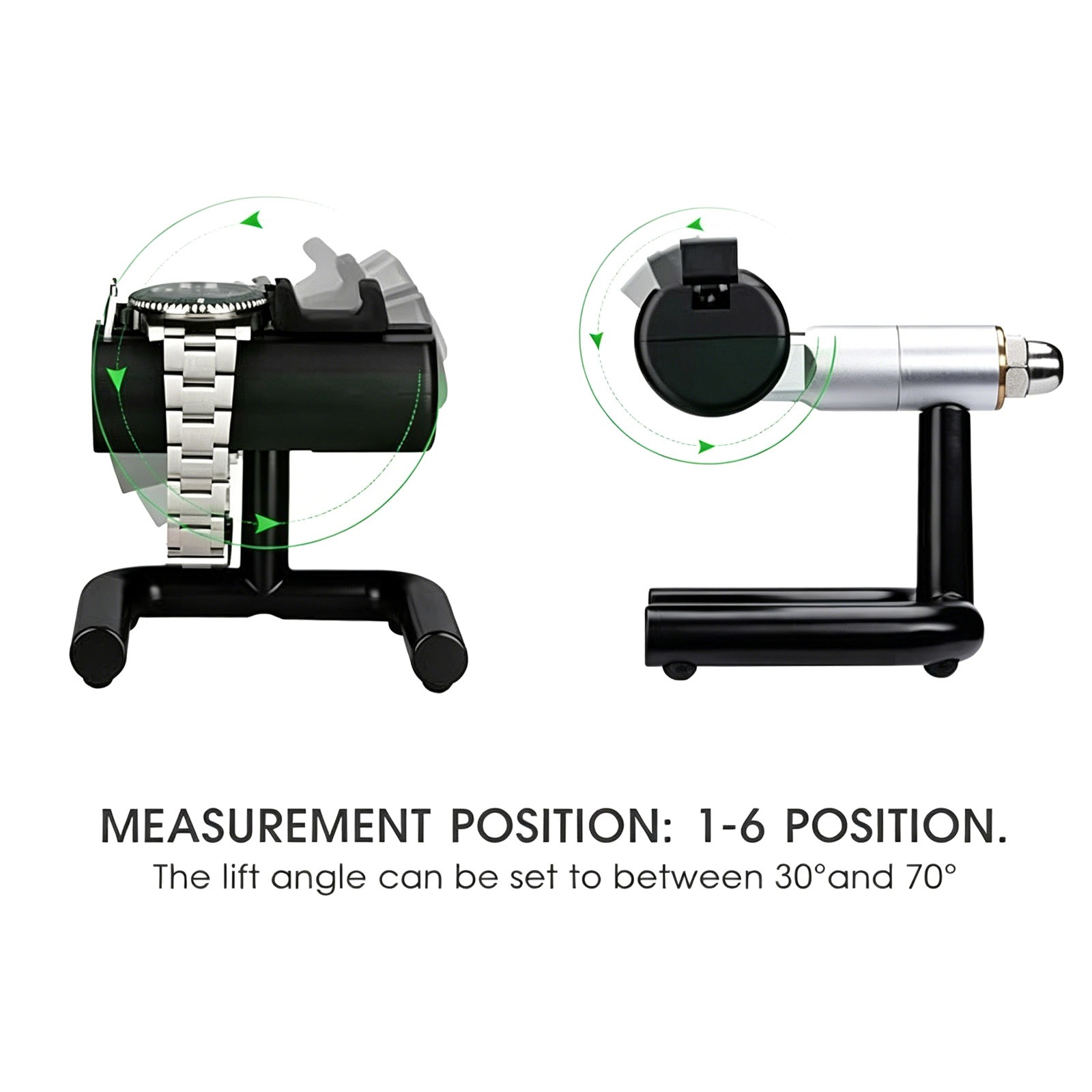 No.1900 Weishi Timegrapher Mechanical Watch Timing Machine Multifunction US Plug