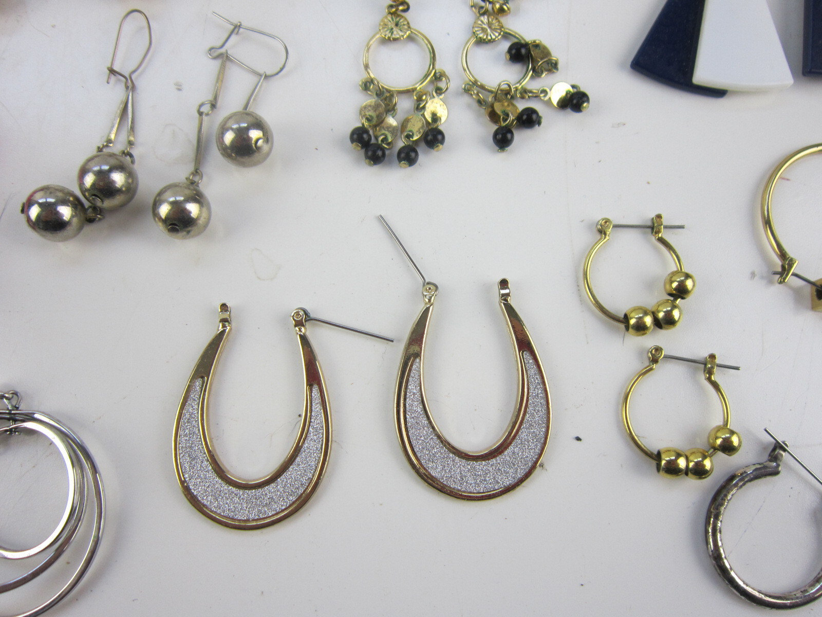 Vintage Earrings Lot, Some Clip On. Ring, Pendant. Not Researched.