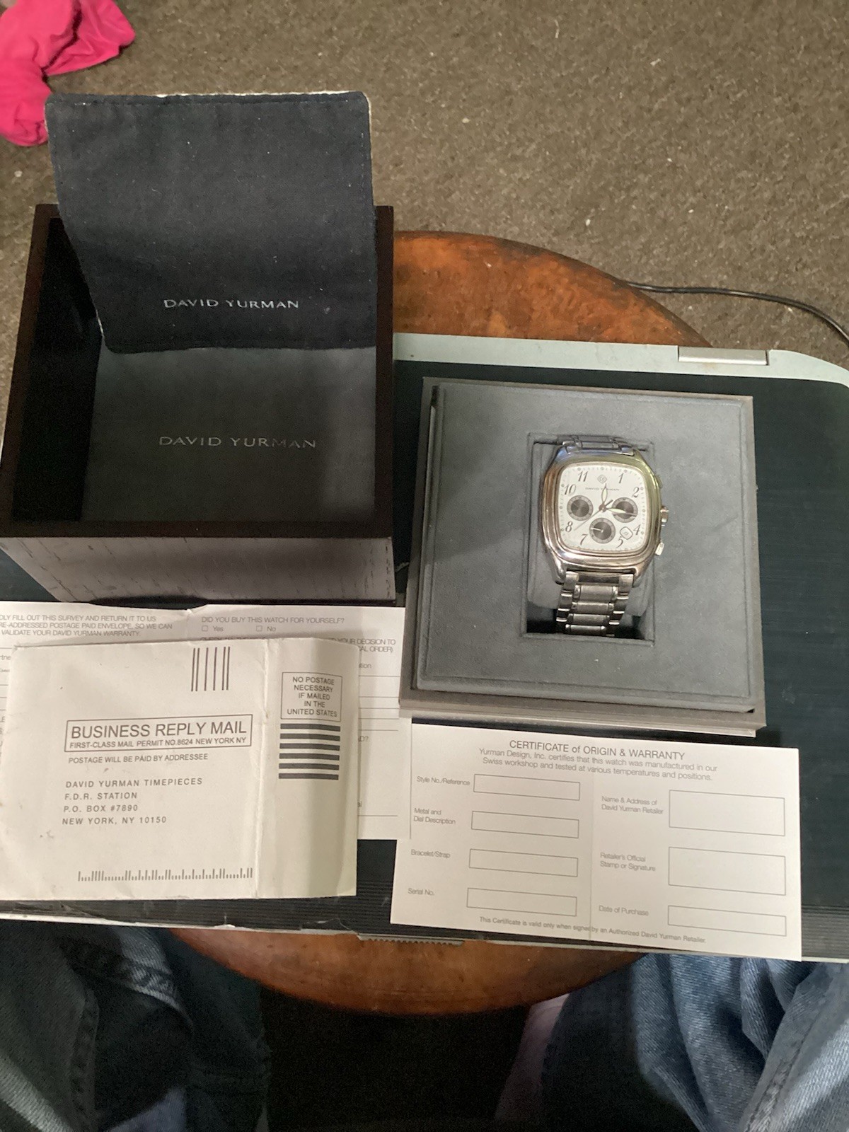 David Yurman Chronograph Stainless Steel Bracelet Men’s Watch