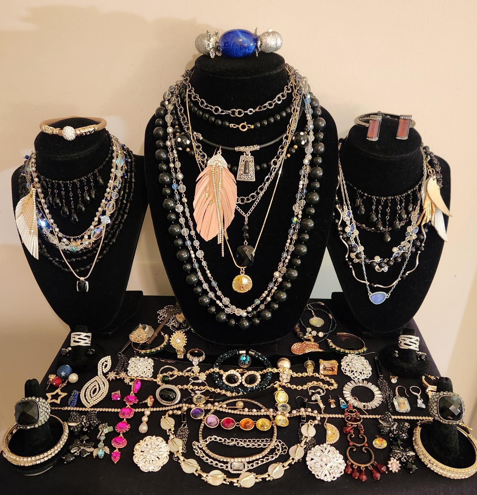 Rings Bling & Everything! CZ, Crystal Multicolor Sparkling Asst Cost Jew Lot