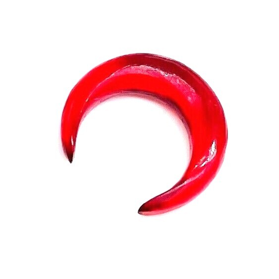 RED Quartz Septum Pinchers, Handmade size 12g(2mm) to 5/8” & Custom Available
