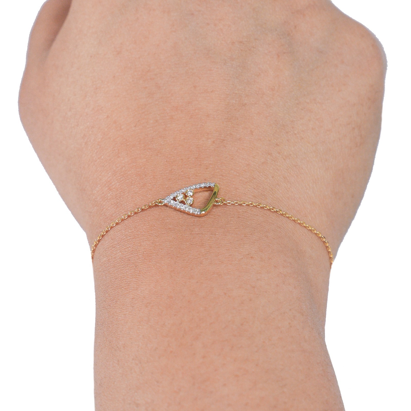 18 KARAT DIAMOND BRACELET | NATURAL DIAMOND | LIGHTWEIGHT | IGI CERTIFIED
