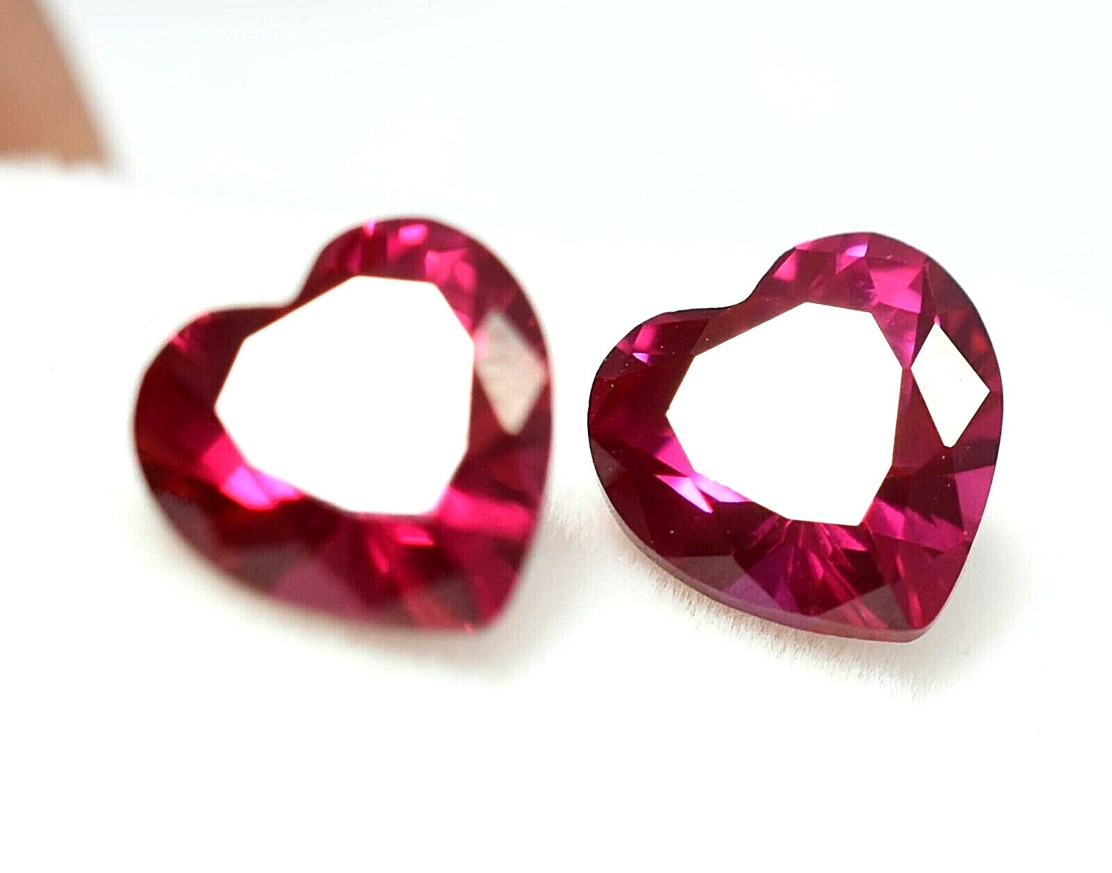 4.40 Ct Natural Red Ruby Pair For Jewelry GGL Certified (7 x 7 mm) Treated Gems