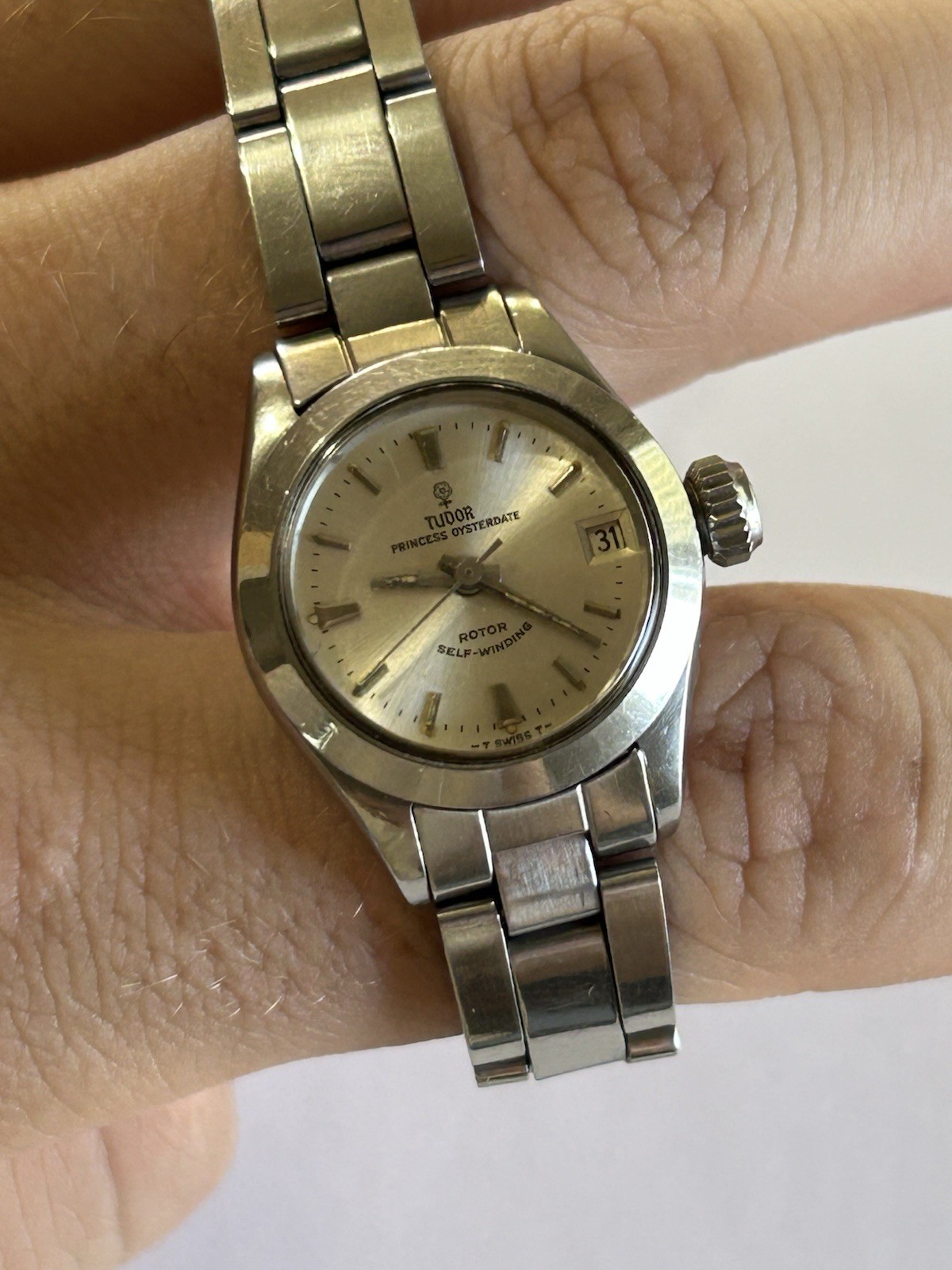 Vintage Tudor Ladies Princess Oysterdate Ref.7576/0 1968 Automatic Rolex Band