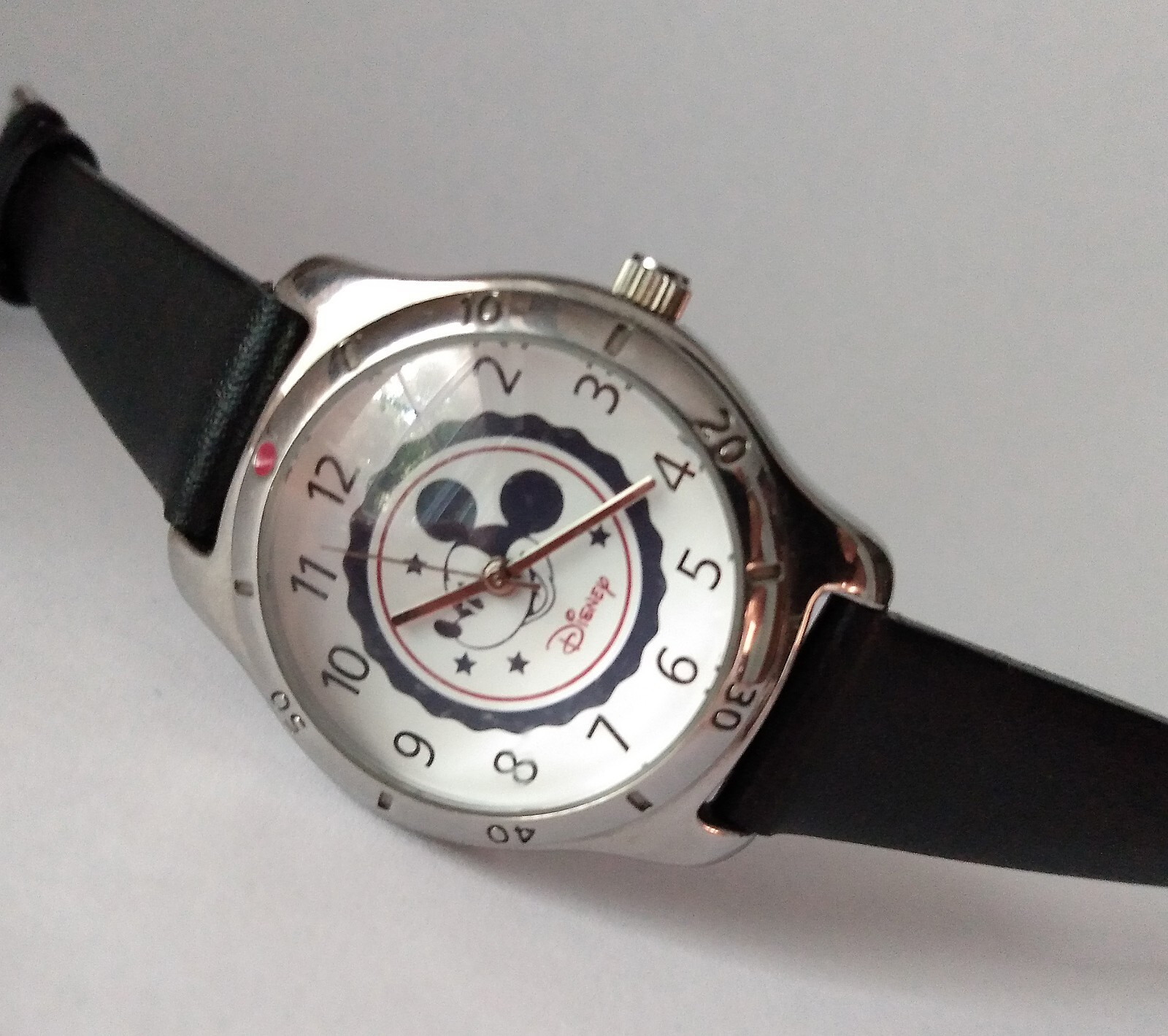 MICKEY MOUSE Disney Vintage Watch, SII, New Band, New Battery, Running
