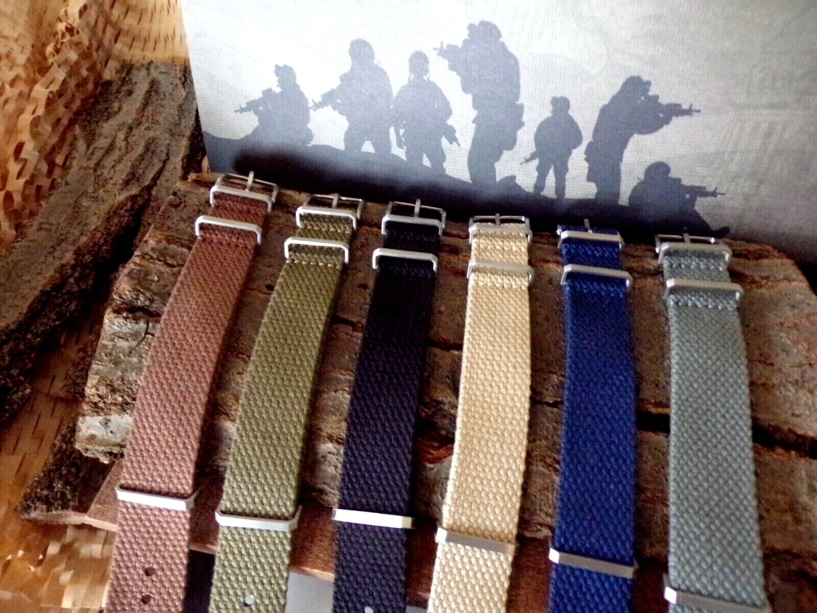 HEMP strap Cotton nylon ECO friendly Vegan military Soft NATO G10 watch band USA