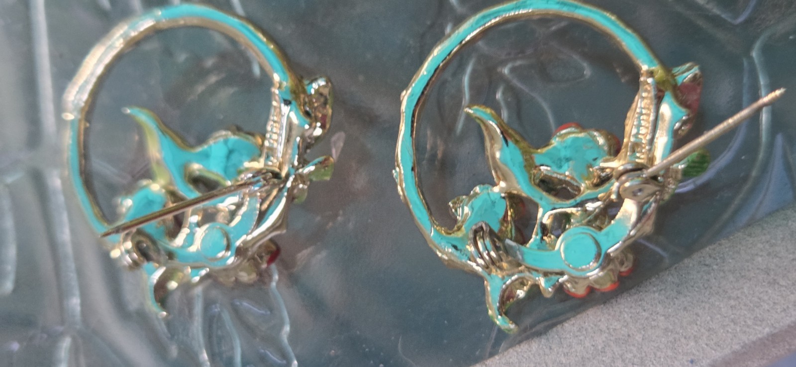 Vintage Enamel Flower Brooch Pin Lot Signed Coro Gerrys Avon Sarah Coventry Gold