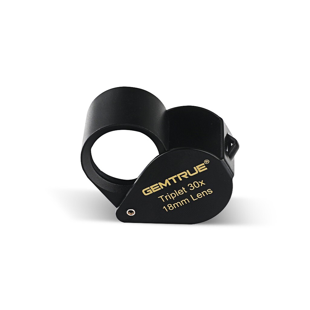 GemTrue 30x 18mm High Power Triplet Loupe – Ultra-Clear Magnification Loupe