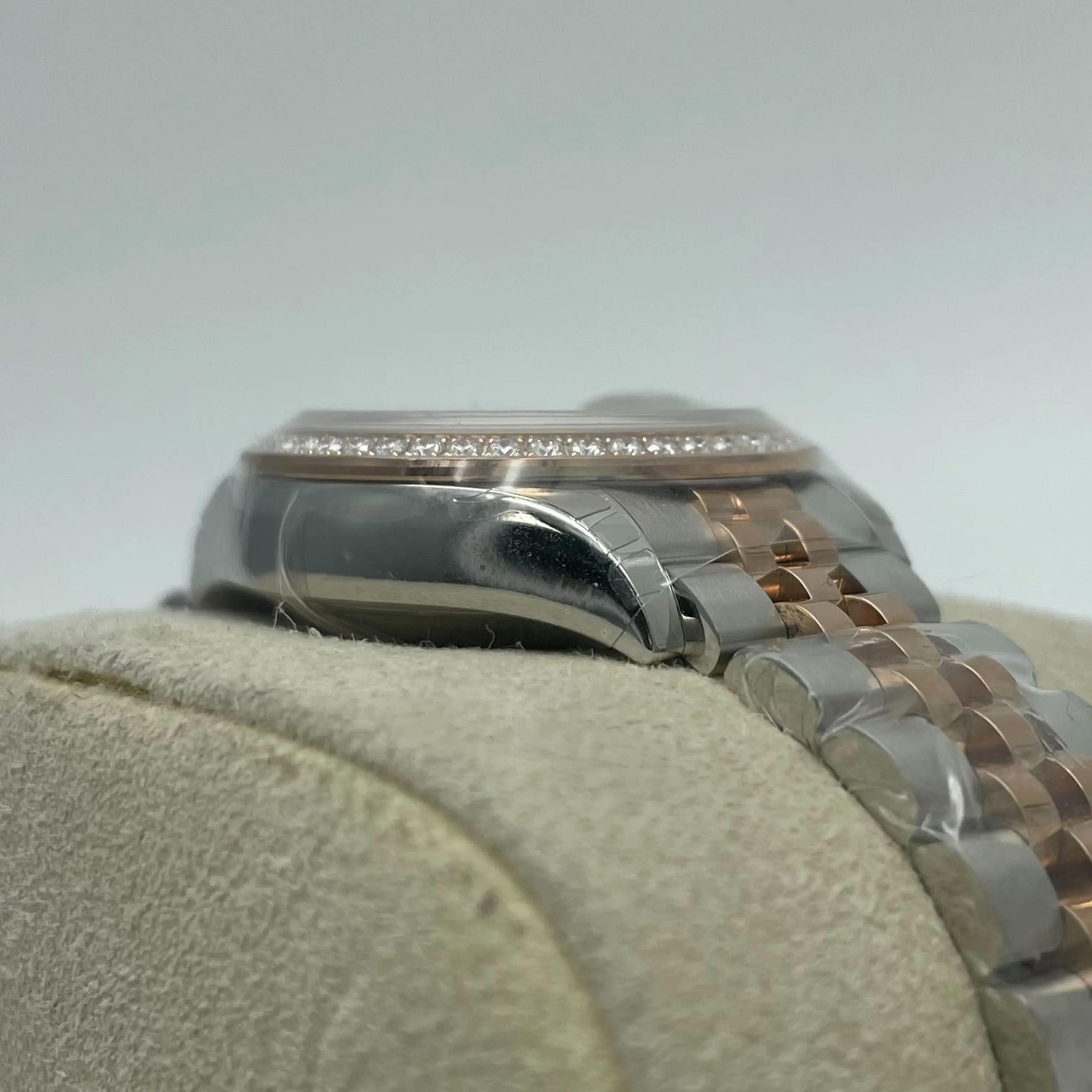 2023 New Rolex 279381RBR 28mm Aubergine Diamond Dial Lady Rose Gold Steel Watch