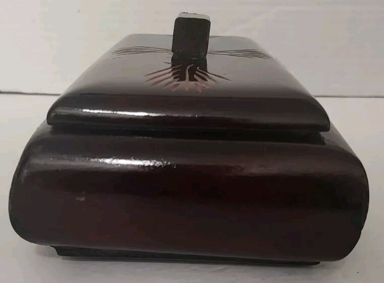 Handmade Wooden Craved Keepsake Jewelry Box, Trinkets, Gift Box