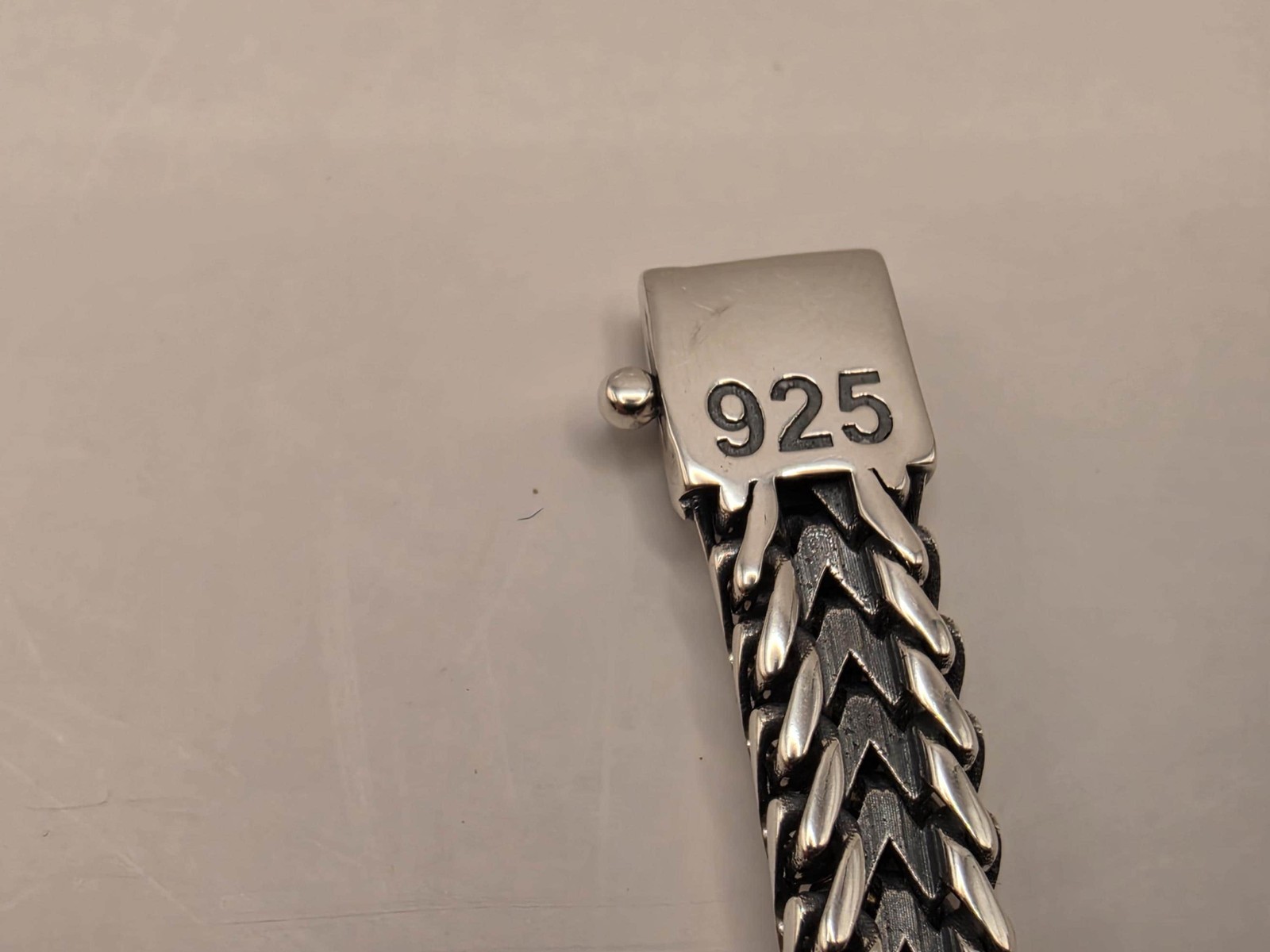 Solid 925 Sterling Silver Woven Foxtail Bracelet 8.5mm Mens Extra Heavy Bali Wea