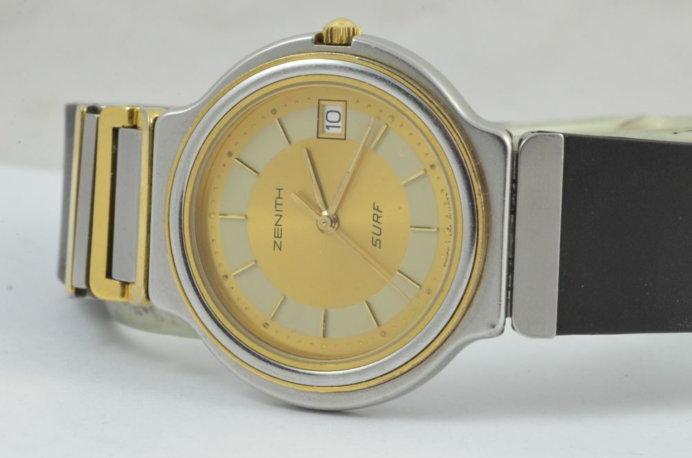 Zenith Pacific Quartz Women’s Watch 32mm Steel/Gold with Rubber 295.5000.207