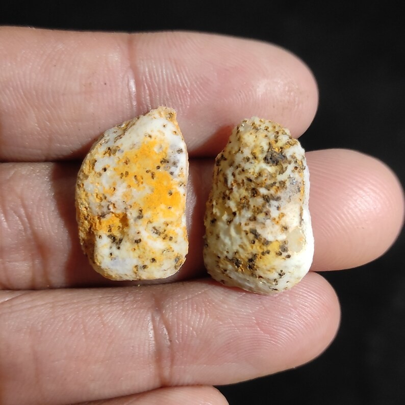 2 Pcs 30.00 Cts Natural Agate Druzy Drusy Earrings Supply As per Picture