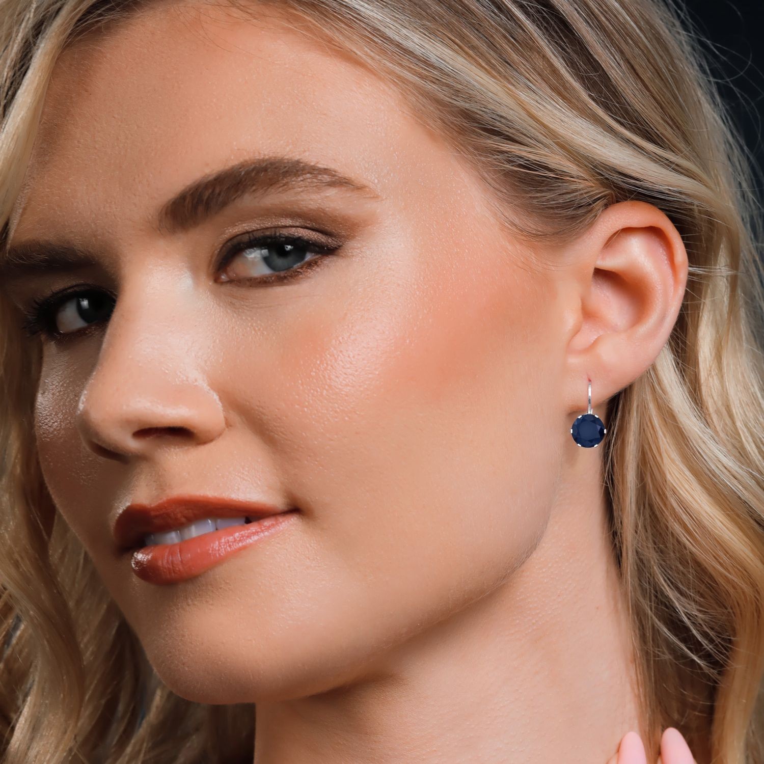 3-5 Cttw Gemstone Birthstone Dangle Earrings for Women | 925 Sterling Silver |