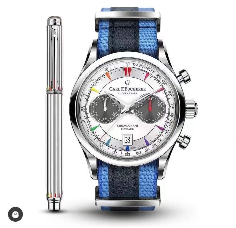 Carl F. Bucherer style multifunctional men’s chronograph watch