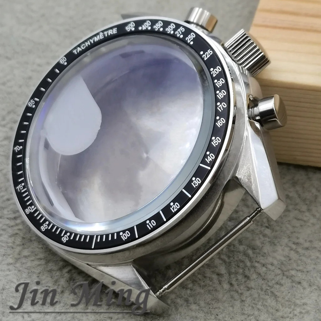 High Quality VK63 case 39.7mm moonswatch metal case chronograph case bezel,VK63