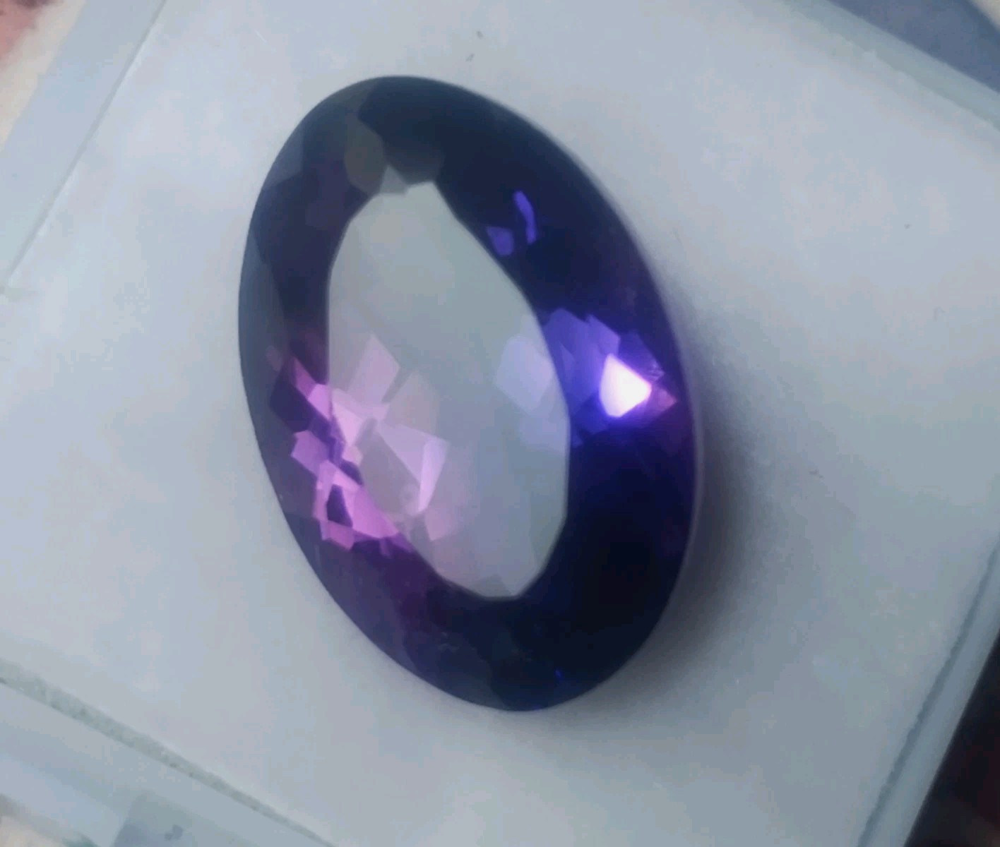11.15CT Flawless Natural Purple Pink Sapphire Excellent Oval Cut 15.1×10.1×7.1mm