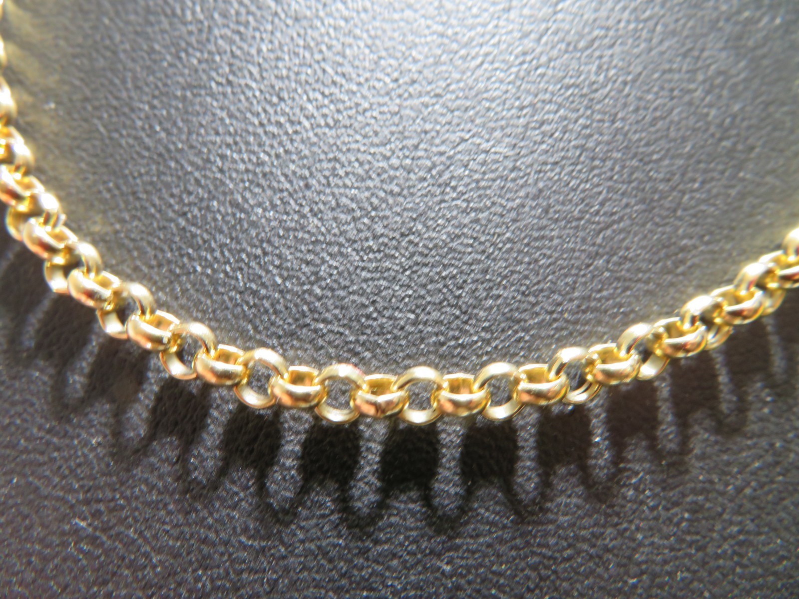 18K YG MILOR O LINK NECKLACE 19″ LONG 3.68 MM THICK 7.00 grams (AI-2646)