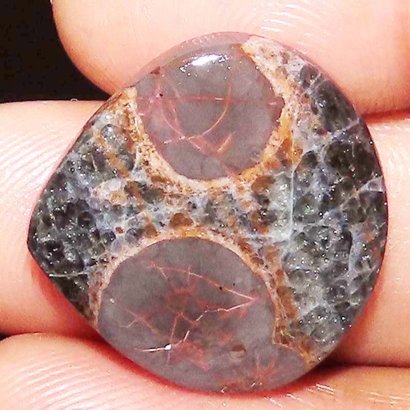100% Natural Mexican Peanut Obsidian Heart Cabochon Gemstone 24.75 CTs 26x25x5mm