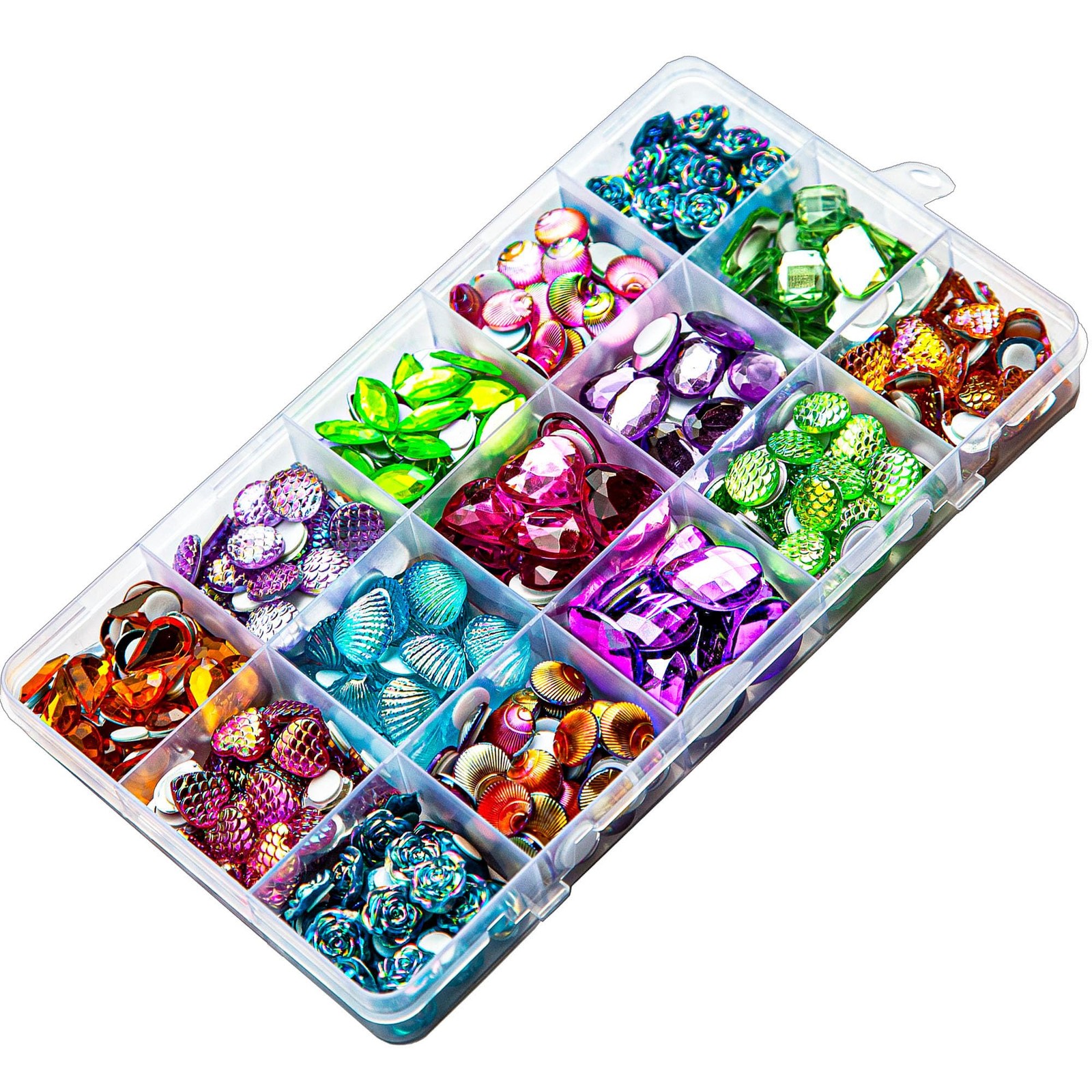Bulk Self Adhesive Gems Jewels for Kids Crafts Rhinestones colorful10 Shapes …