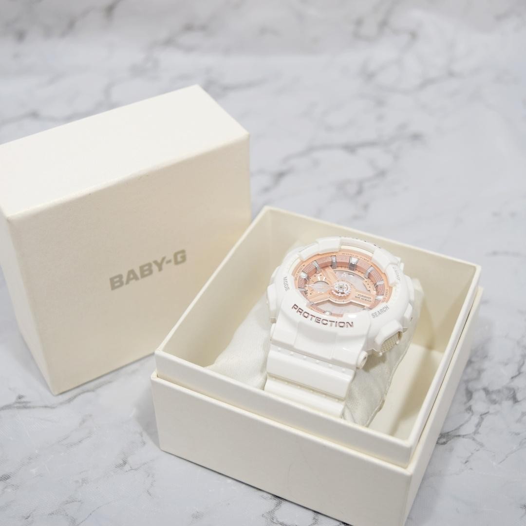 with Box CASIO BABY G BA 110 Ana Digi New Battery