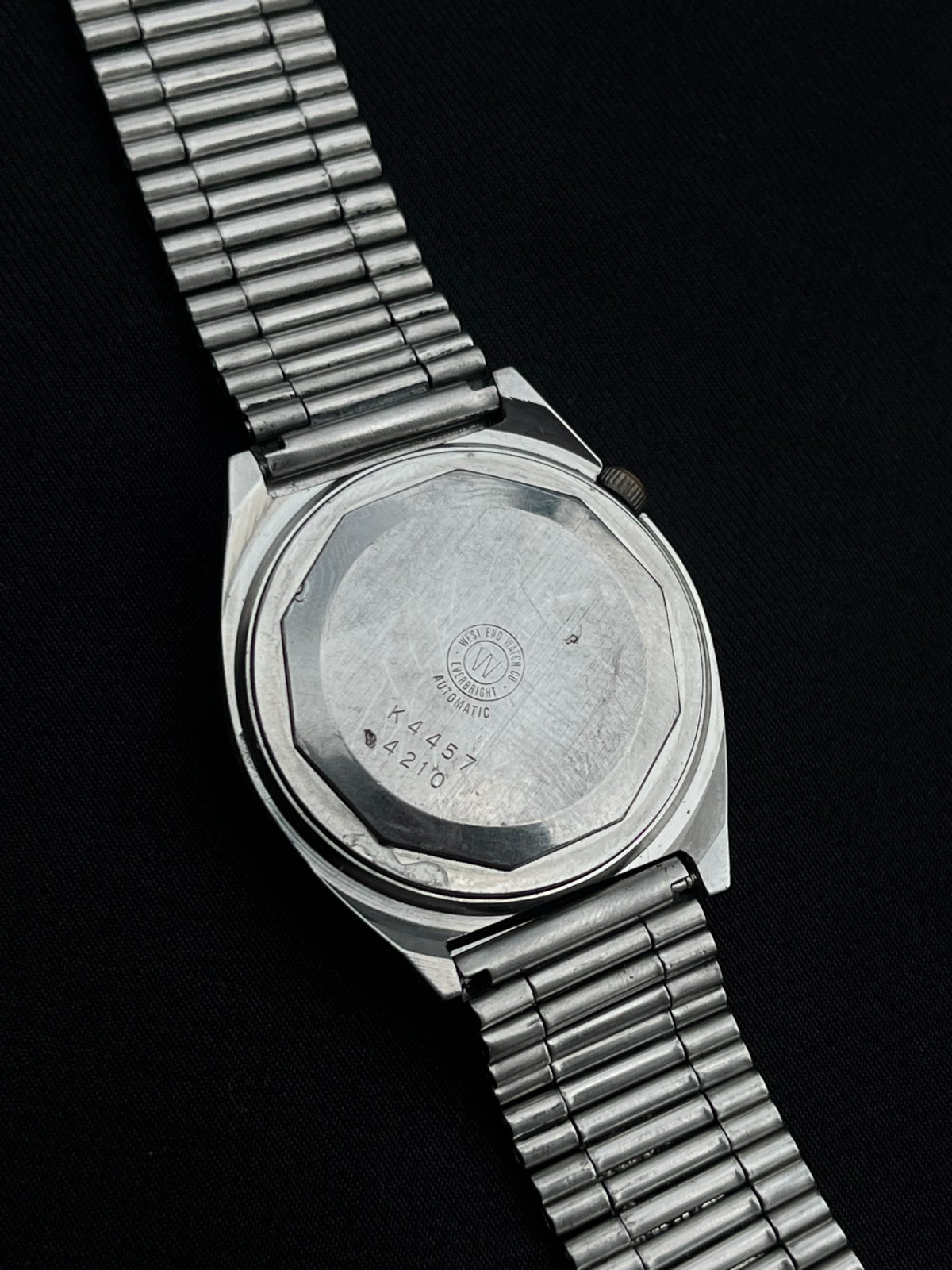 Vintage West End Watch Co Sowar Prima Automatic Day Date Swiss Men’s Watch