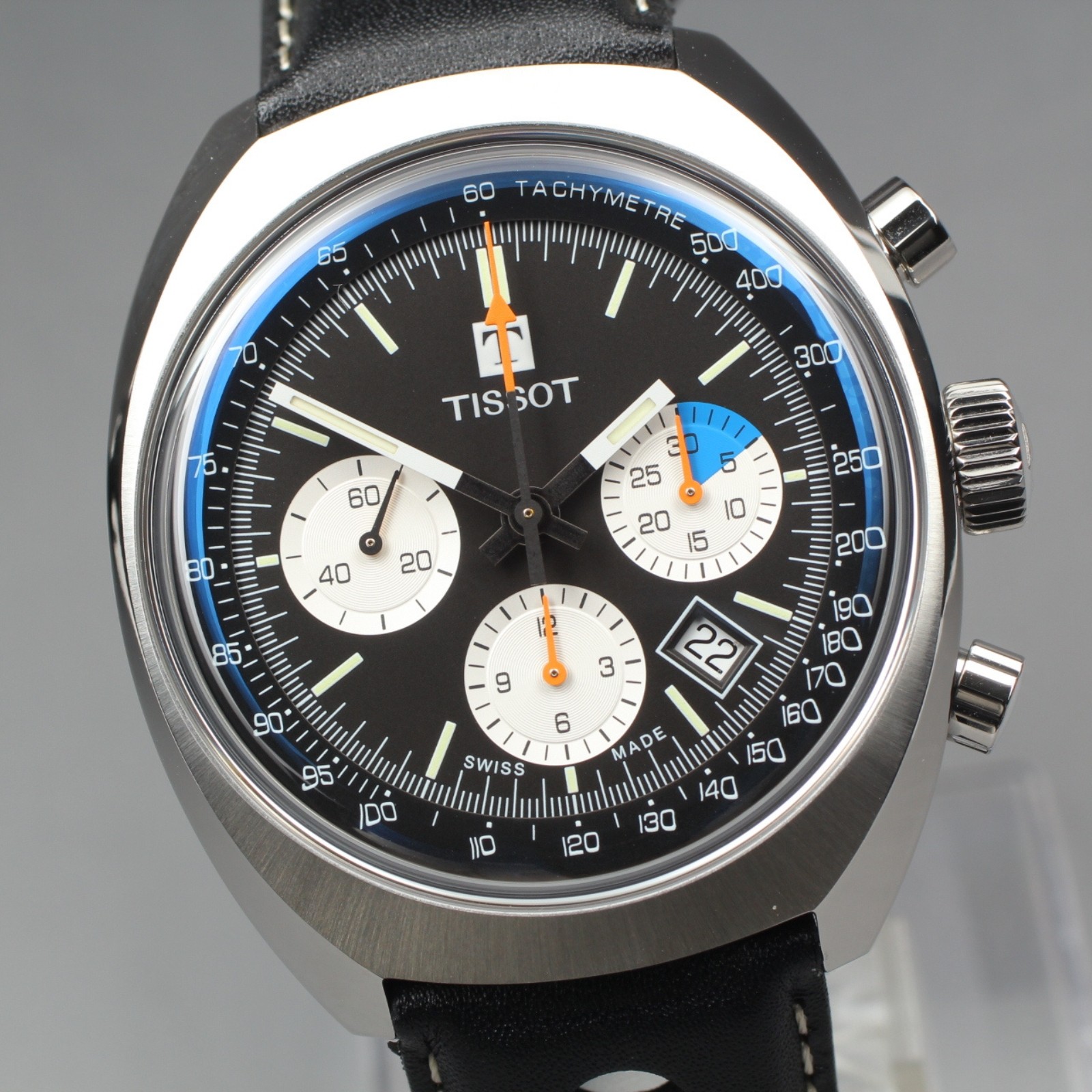 TISSOT Heritage T124427A Black Automatic Chronograph Men’s Watch 43mm JAPAN Box