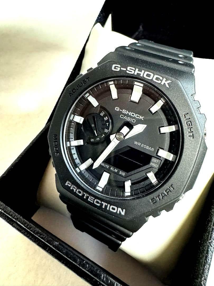 Casio G-Shock GA-2100 Carbon Core Guard Watch Black 20Bar WR 200m Digital