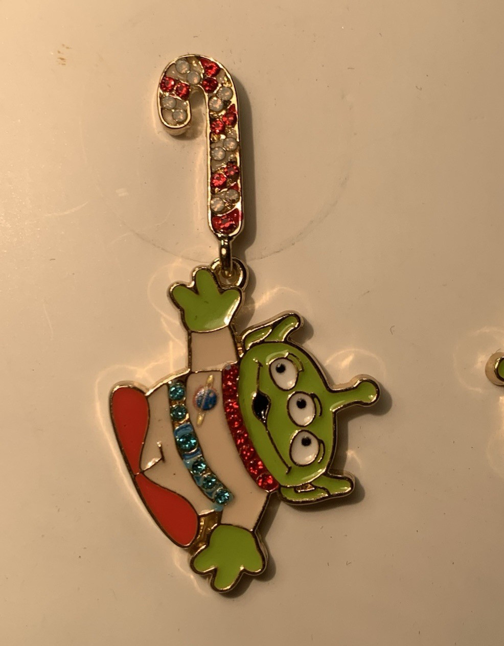 Disney Baublebar Pixar Toy Story Aliens Christmas Candy Cane Earrings Pick Me!