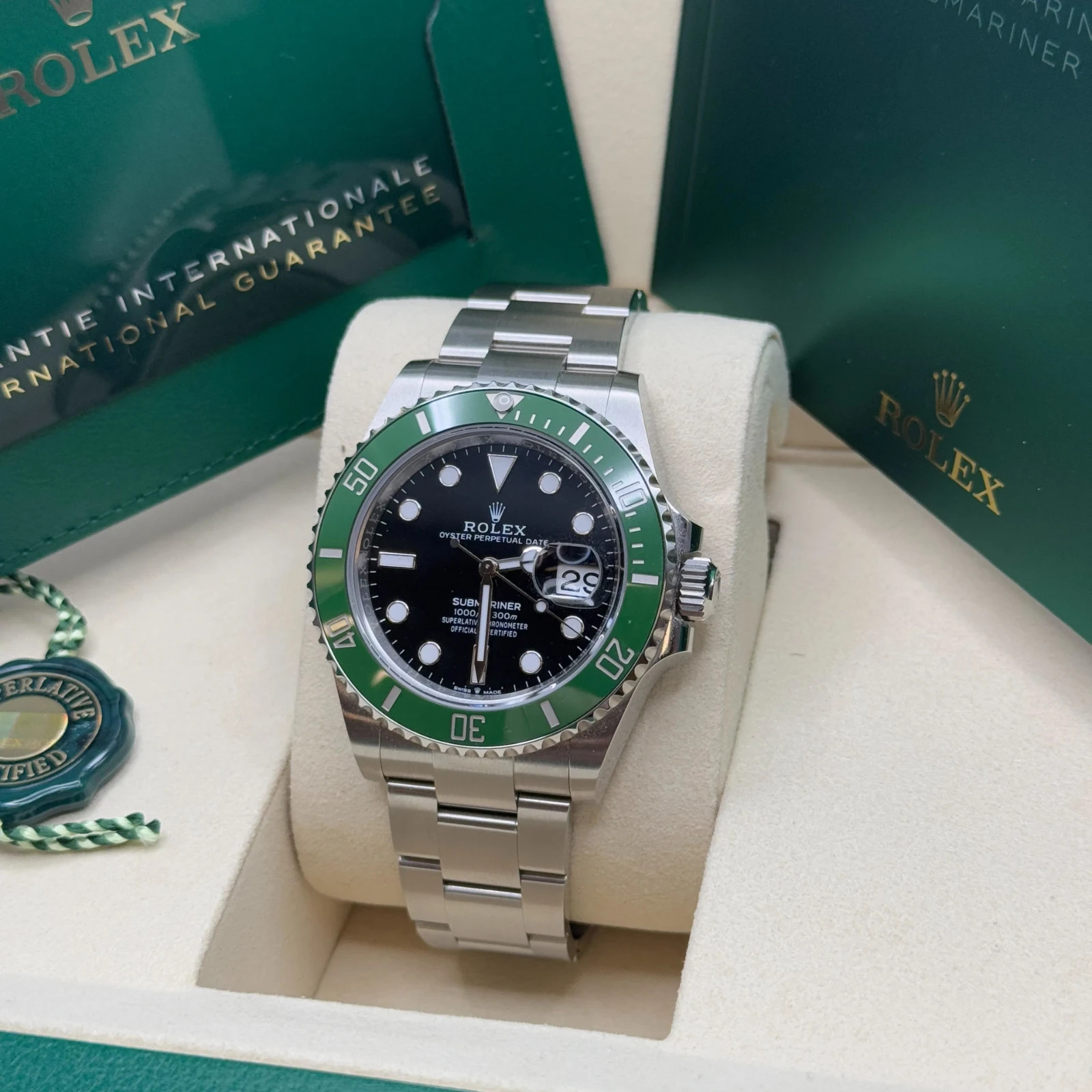 2026 NEW Rolex Submariner 41mm “Starbucks” Green Bezel Ref 126610LV – Black Dial