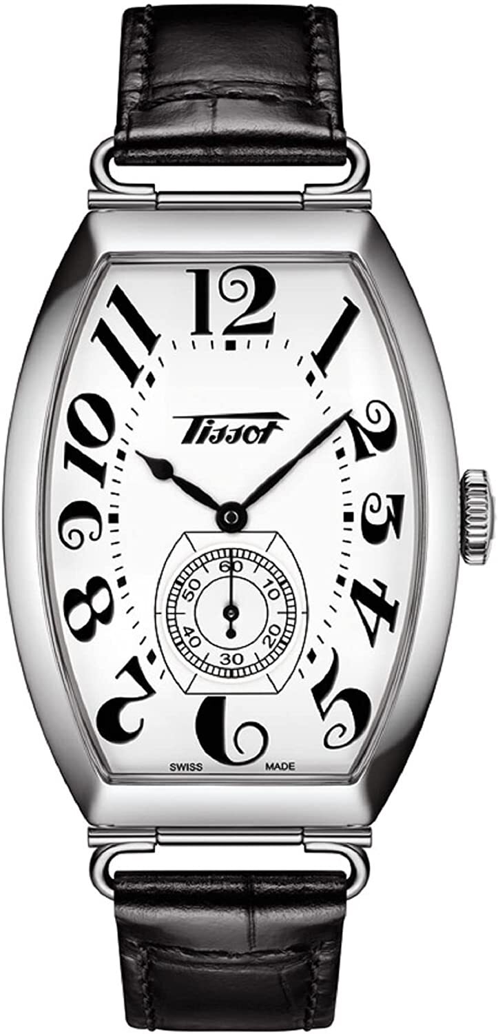 Tissot Men’s T1285051601200 Hertiage Porto 42.45mm Manual-Wind Watch
