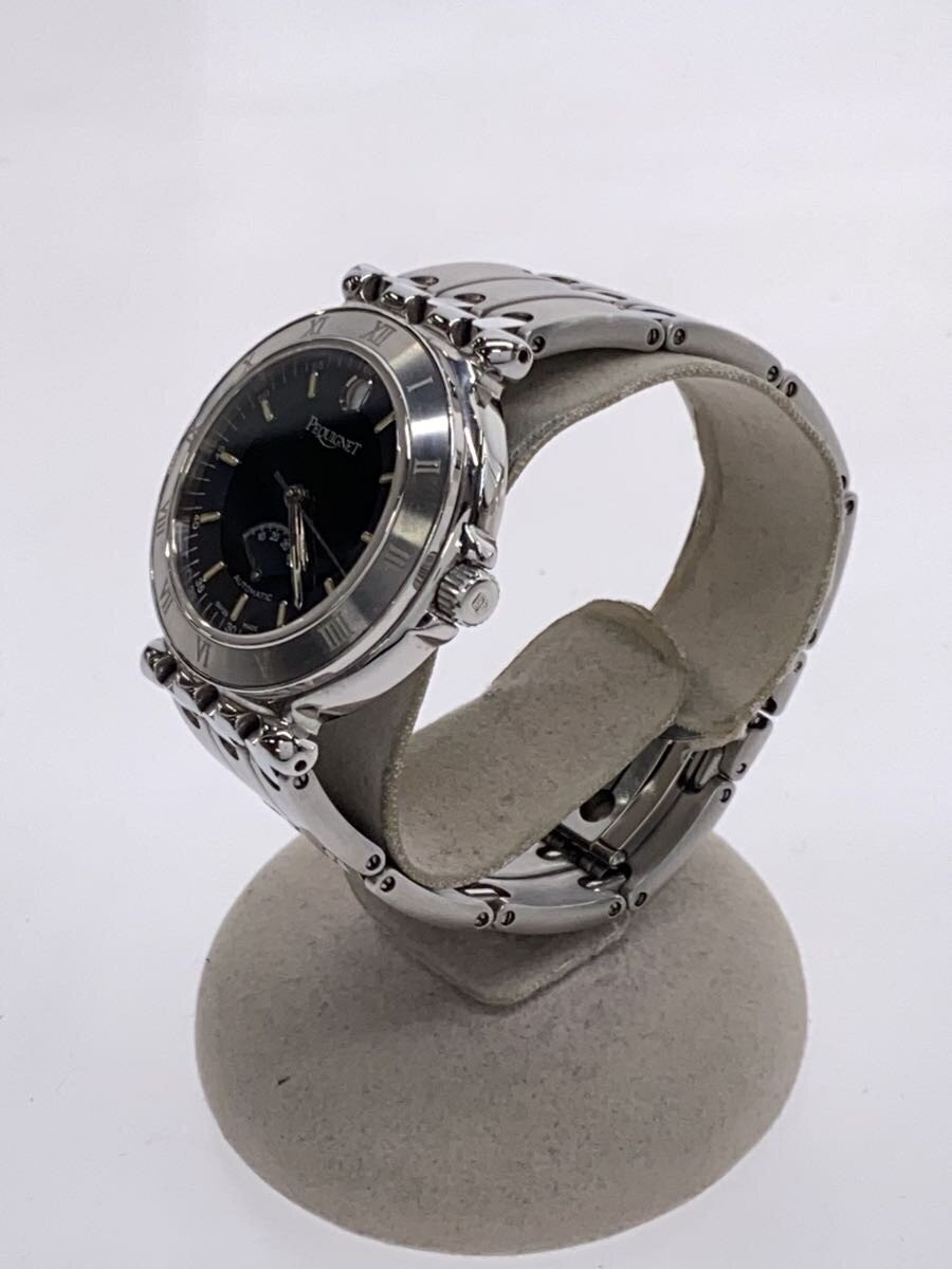 PEQUIGNET Automatic Black Dial Watch Near Mint JAPAN