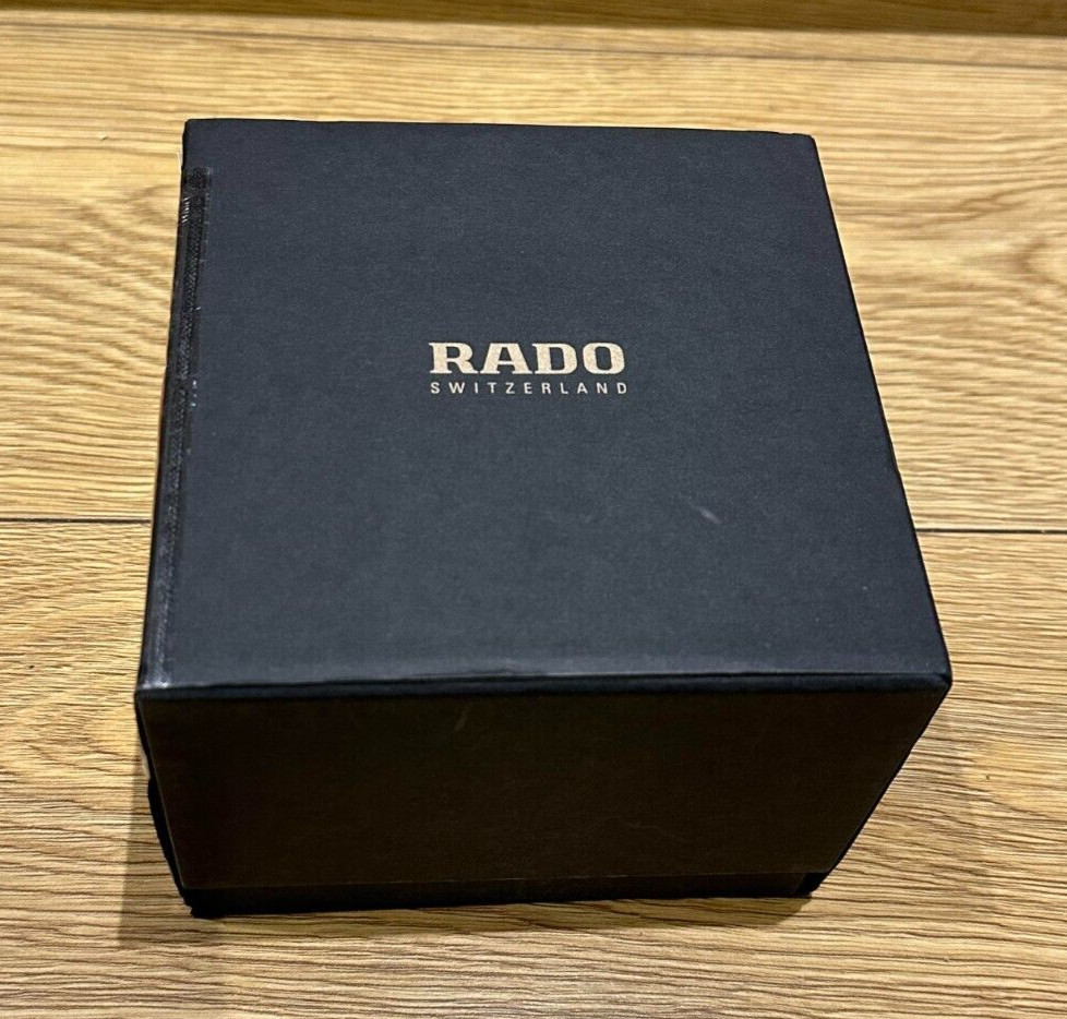 Genuine Original Current Rado Swiss Presentation Watch Box Case Complete Set
