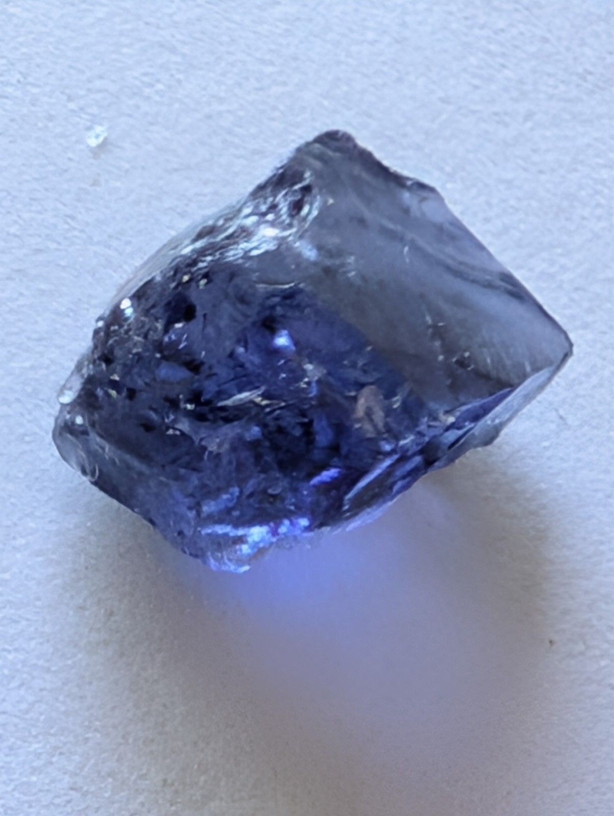USA seller 6.06 IF Flawless Iolite color changing facet rough gemstone specimen