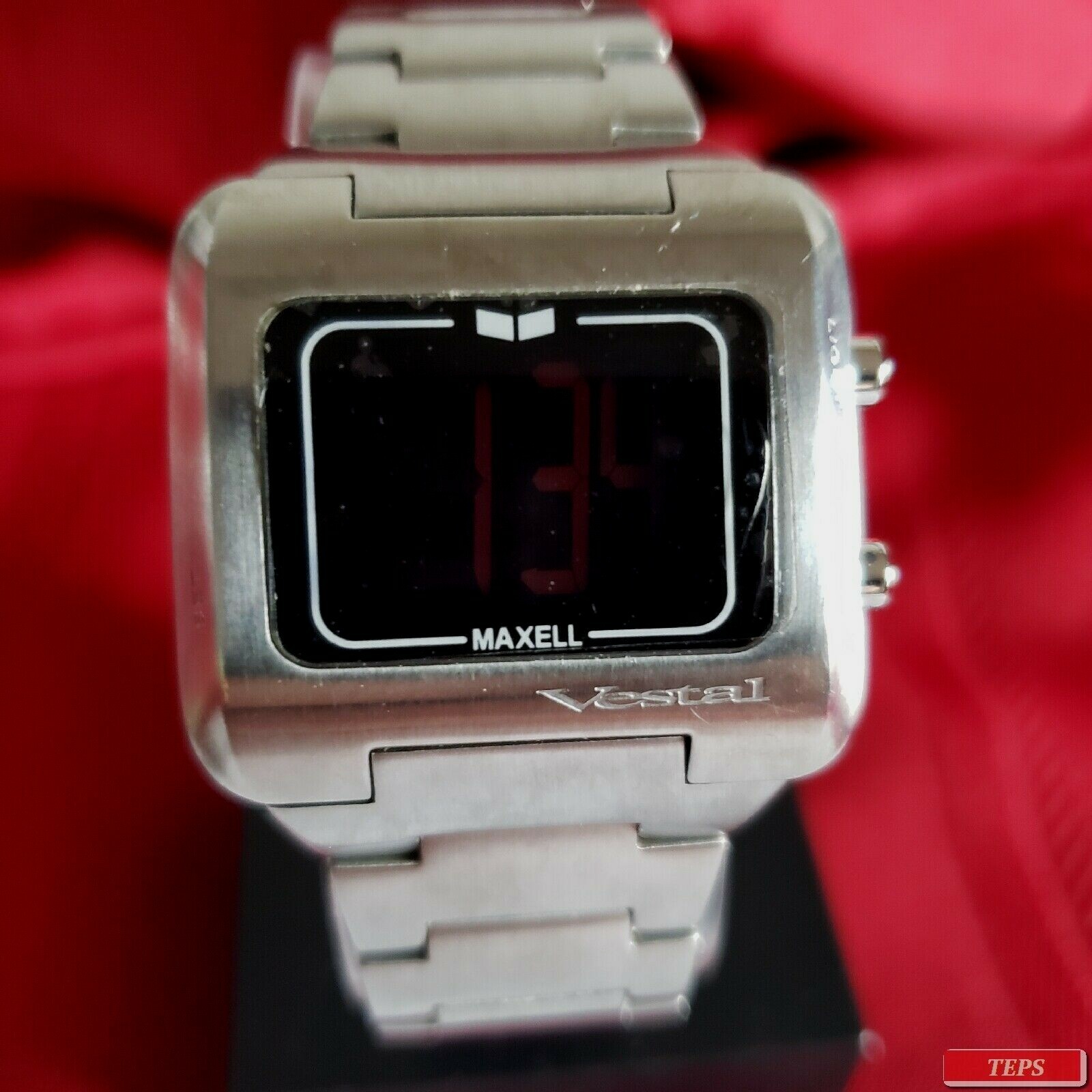 Vestal “Maxell jr.” (Stainless Steel) 50M Digital China Movement w/ Date & Light
