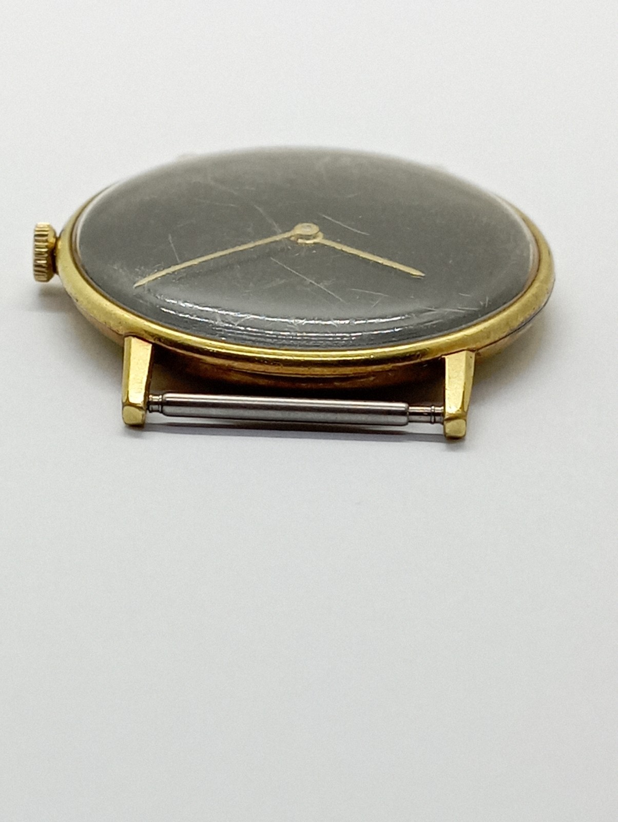 VTG Unique M&M Black Dial Gold Plated Cal. Peseux 7001 (ETA) 6mm. Thickness Work