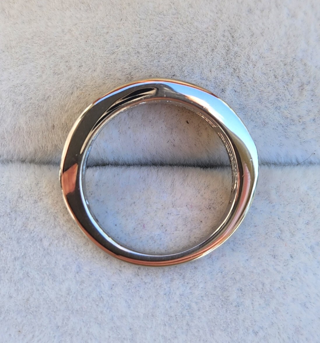 Tanzanite Double Half Eternity Band in Platinum Over Sterling 2.0 ctw Size 6
