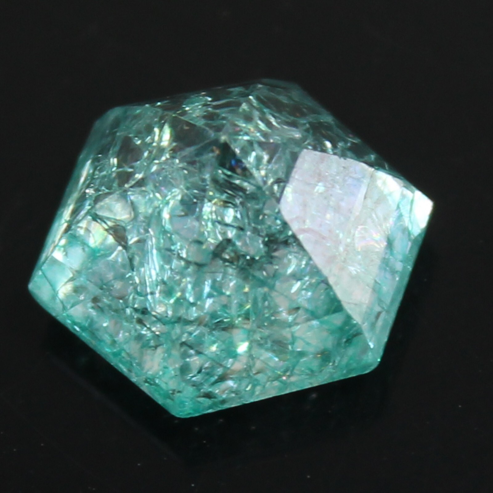 Natural 9.45 Ct Certified MUZO Colombian Green Emerald 11×11 MM Hexagon Gemstone