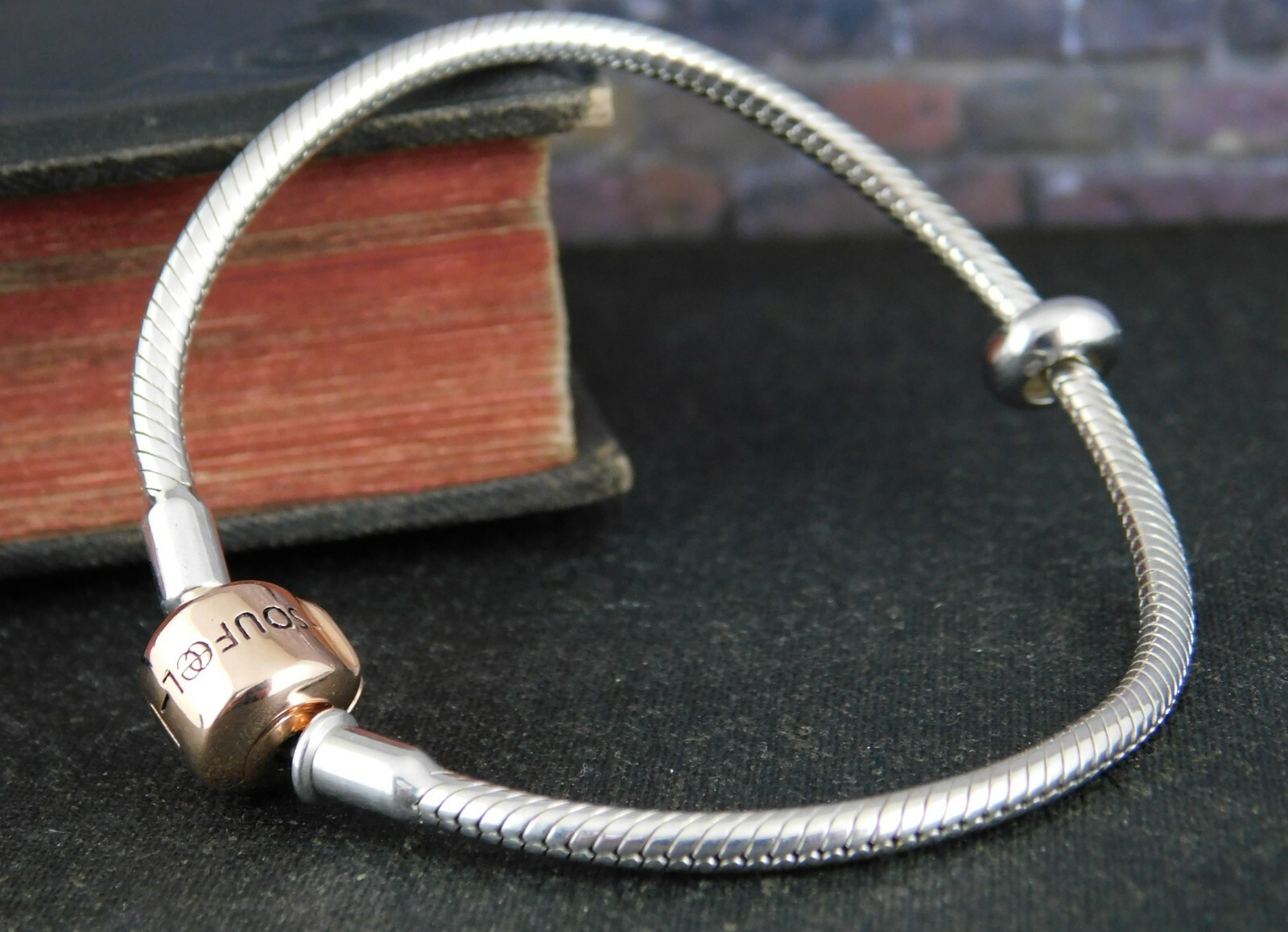 Soufeel Rose Gold 925 Sterling Silver Basic Charm Bracelet