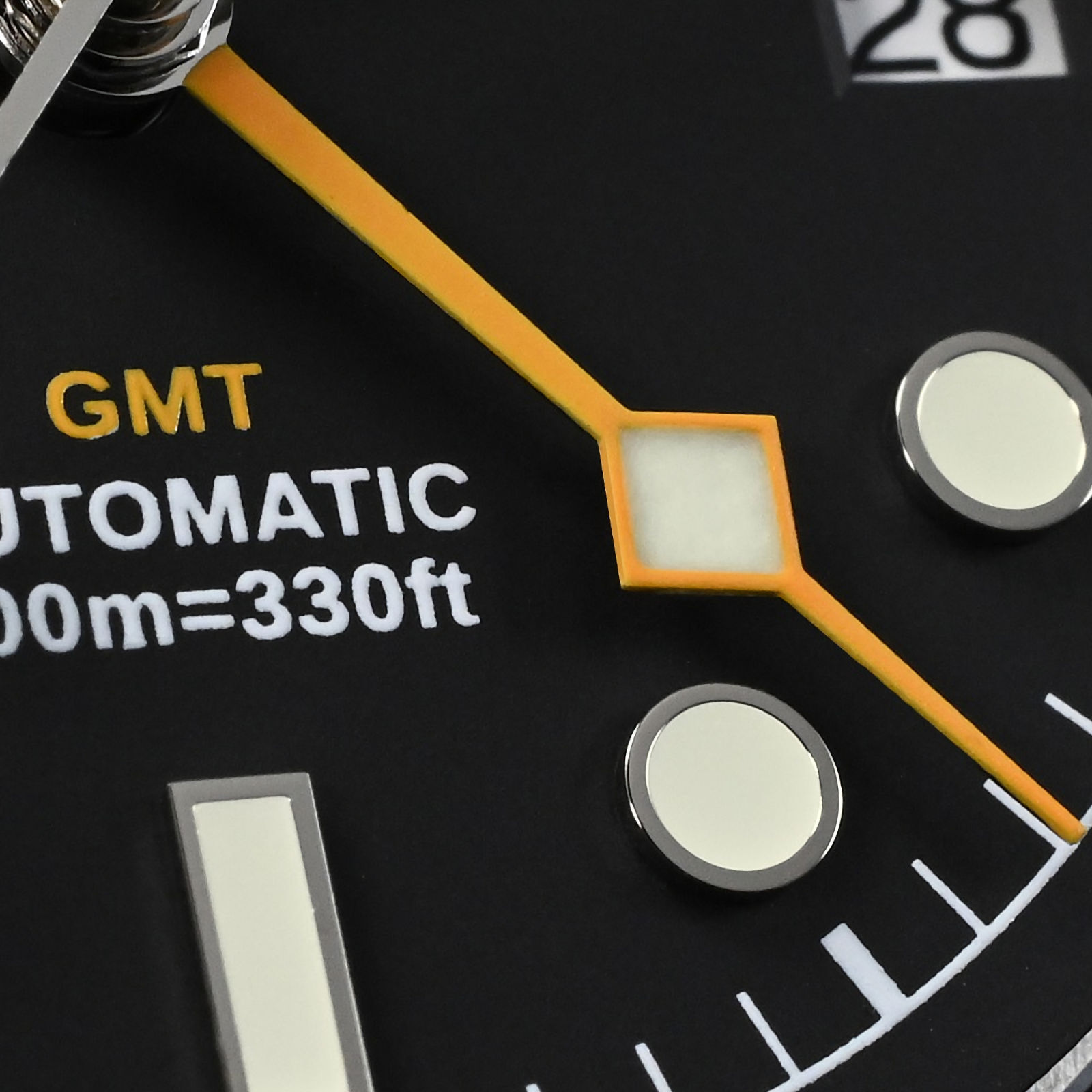 SAN MARTIN SN0054-G-C BB GMT Automatic Stainless Steel 39mm 10ATM Sport’s Watch