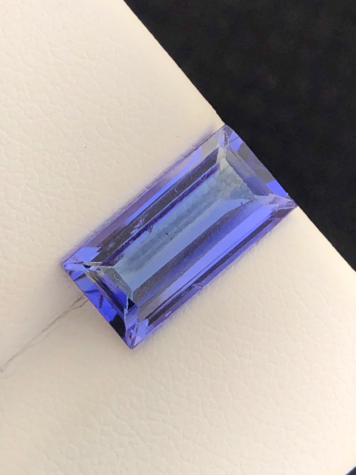 2.80 CT Blue Green Color Tanzanite Bagguette, 12×6 MM Loose Faceted Gemstone