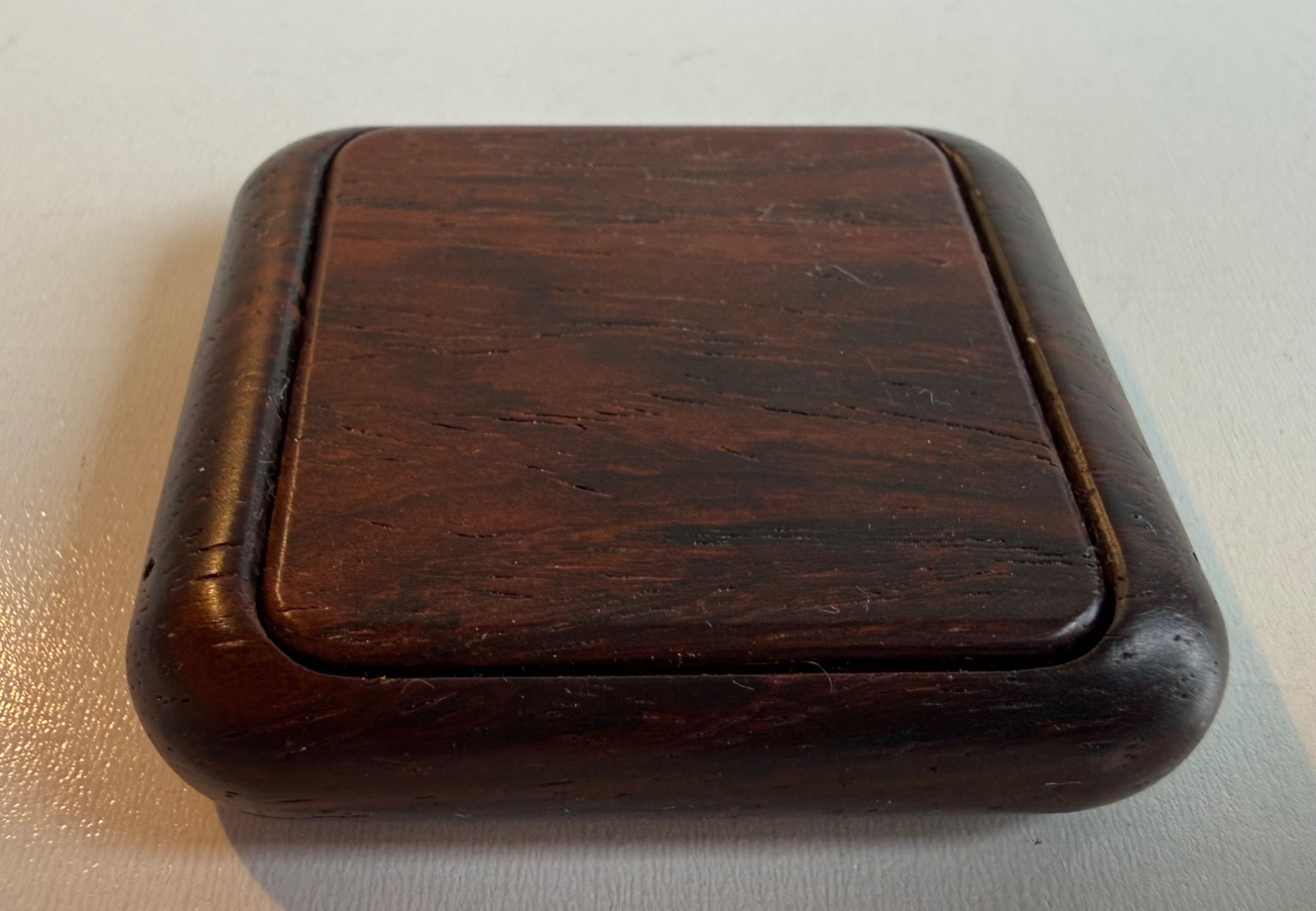Vintage Pau Ferro Wooden Poptop Pocketwatch by Stephen Long & Kate Christoon